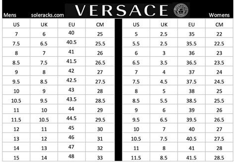 versace boxer size guide|Versace size conversion chart.